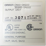 Japan (A)Unused,C500-OA222  トライアック出力ユニット 16点 ,CV / C500 Series,OMRON