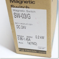 Japan (A)Unused,SW-03/G,DC24V 1a 0.95-1.45A  電磁開閉器 ,Irreversible Type Electromagnetic Switch,Fuji