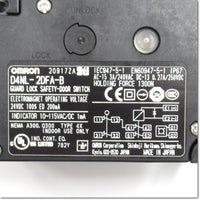 Japan (A)Unused,D4NL-2DFA-B  小形電磁ロック・セーフティドアスイッチ ,Safety (Door / Limit) Switch,OMRON