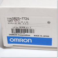 Japan (A)Unused,S82S-7724  スイッチング・パワーサプライ  IN:DC12-24V OUT:DC24V0.3A ,DC24V Output,OMRON