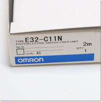 Japan (A)Unused,E32-C11N 2m　ファイバユニット M6 反射形 ナット型 ,Fiber Optic Sensor Module,OMRON