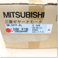 Japan (A)Unused,GM-SHYF-RL 0.1kW 4P 1/7.5 三相200V geared motor,MITSUBISHI 