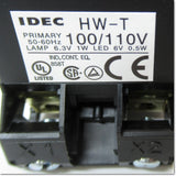 Japan (A)Unused,APW216DA  φ22 パイロットライト 丸形 LED照光 AC100/110V ,Indicator <Lamp>,IDEC