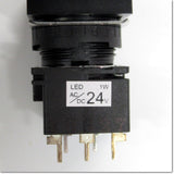 Japan (A)Unused,LB4L-M1T14VS  φ16 照光押ボタンスイッチ 長角形 金接点/1c AC/DC24V ,Illuminated Push Button Switch,IDEC