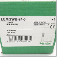 Japan (A)Unused,LEMGWB-24-3  φ60 ブザー付き積層式LED表示灯 AC/DC24V ,Laminated Signal Lamp <Signal Tower>,ARROW