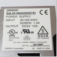 Japan (A)Unused,S8JX-N05005CD Japanese equipment DC5V 10A ,DC5V Output,OMRON 