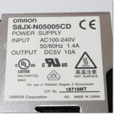 Japan (A)Unused,S8JX-N05005CD  スイッチングパワーサプライ DINレール取付タイプ DC5V 10A ,DC5V Output,OMRON
