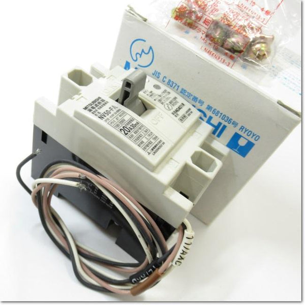 NV50-FA,2P 20A 30mA  漏電遮断器 補助 Switch 付き 