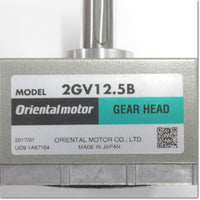 2GV12.5B  ギヤヘッド 取付角60mm　減速比12.5 ,Reduction Gear (GearHead),ORIENTAL MOTOR - Thai.FAkiki.com