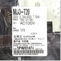 Japan (A)Unused,MSO-T20 AC100V 12-18A 1a1b　開放形電磁開閉器 ,Irreversible Type Electromagnetic Switch,MITSUBISHI