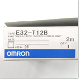 Japan (A)Unused,E32-T12B 2M  ファイバユニット 透過形 ,Fiber Optic Sensor Module,OMRON