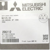 Japan (A)Unused,NV125-SV,3P 100A 30mA Japanese Earth Leakage Breaker 3-Pole,MITSUBISHI 