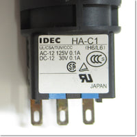 Japan (A)Unused,LA1B-M1C1Y　φ16 押ボタンスイッチ 1c ,Push-Button Switch,IDEC