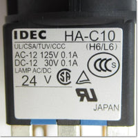 LA1L-M1C14R　φ16 照光押ボタンスイッチ AC/DC24V 1c ,Illuminated Push Button Switch,IDEC - Thai.FAkiki.com