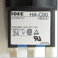 Japan (A)Unused,LA2P-1C04R  φ16 表示灯 LED照光 AC/DC24V ,Indicator <Lamp>,IDEC