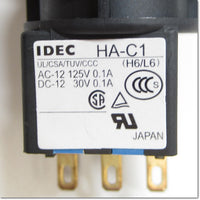 Japan (A)Unused,LA3B-M1C1Y  φ16 押ボタンスイッチ 長角形 1c ,Push-Button Switch,IDEC