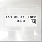 Japan (A)Unused,LA3L-M1C14Y φ16 Waterproof Illuminated Push Button Switch,IDEC 