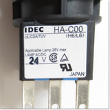 Japan (A)Unused,LA3P-1C04S φ16 表示灯 長角形 LED照光 AC/DC24V ,Indicator<lamp> ,IDEC </lamp>