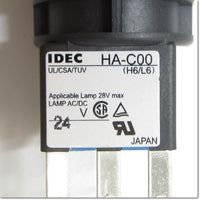 Japan (A)Unused,LA3P-1C04A  φ16 表示灯 長角形 LED照光 AC/DC24V ,Indicator <Lamp>,IDEC