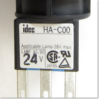 Japan (A)Unused,LA3P-1C04W φ16 表示灯 長角形 LED照光 AC/DC24V ,Indicator<lamp> ,IDEC </lamp>