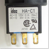 Japan (A)Unused,HA4B-M2C1G  φ16 押ボタンスイッチ 正角4方向バリア付 突形 金接点 1c ,Push-Button Switch,IDEC