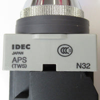 Japan (A)Unused,APS126DNS φ25 パイロットライト 丸形 LED照光 AC200/220V ,Indicator<lamp> ,IDEC </lamp>