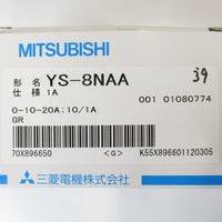 Japan (A)Unused,YS-8NAA GR 0-10-20A CT10/1A  交流電流計 3倍延長 赤針付き ,Ammeter,MITSUBISHI