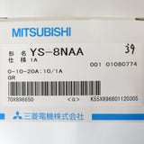 Japan (A)Unused,YS-8NAA GR 0-10-20A CT10/1A  交流電流計 3倍延長 赤針付き ,Ammeter,MITSUBISHI