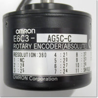 Japan (A)Unused,E6C3-AG5C-C 360P/R  2m ロータリエンコーダ アブソリュート形 外径φ50 ,Rotary Encoder,OMRON