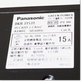 Japan (A)Unused,BKR31531 3P 15A 30mA Earth Leakage Breaker 3-Pole,Panasonic 