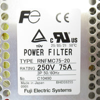 Japan (A)Unused,RNFMC75-20 250V/75A  ノイズ対策機器 パワーフィルタ ,Inverter Peripherals,Fuji