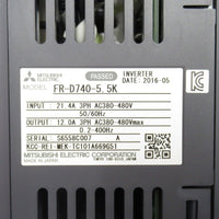 Japan (A)Unused,FR-D740-5.5K  インバータ 三相400V 5.5kW ,MITSUBISHI,MITSUBISHI