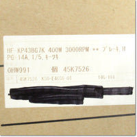 Japan (A)Unused,HF-KP43BG7K  サーボモータ  0.4kW　減速比5 ,MR-J3,MITSUBISHI