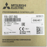 Japan (A)Unused,FX5-32ET/DSS  電源内蔵入出力ユニット ,I/O Module,MITSUBISHI