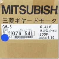 Japan (A)Unused,GM-S 0.4kW 1/80 三相200V 平行軸ギヤードモータ ,Geared Motor,MITSUBISHI