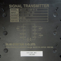 Japan (A)Unused,M6SVF-04W-RX Japanese equipment,Signal Converter,M-SYSTEM 