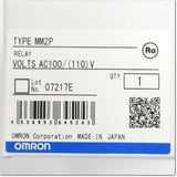 Japan (A)Unused,MM2P AC100/110V パワーリレー ,Power Relay<mk mm> ,OMRON </mk>