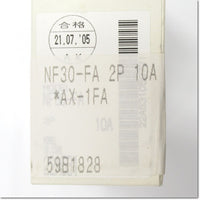 Japan (A)Unused,NF30-FA,2P 10A AX-1FA  ノーヒューズ遮断器　補助スイッチ付き ,MCCB 2-Pole,MITSUBISHI