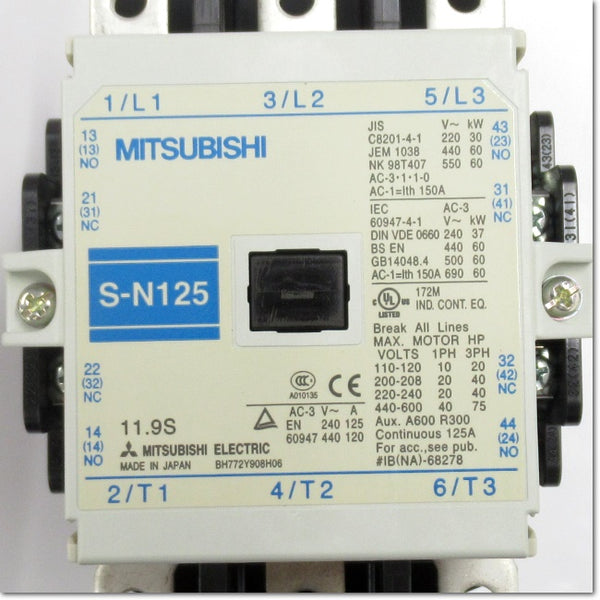 Japan (A)Unused,S-N125 AC100V 2a2b 電磁接触器 ,อะไหล่เครื่องจักร