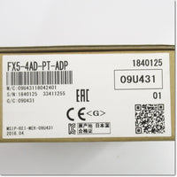 Japan (A)Unused,FX5-4AD-PT-ADP  測温抵抗体温度センサ入力拡張アダプタ ヨーロッパ端子台タイプ ,Special Module,MITSUBISHI