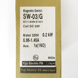 Japan (A)Unused,SW-03/G DC24V 0.95-1.45A 1a  直流操作形電磁開閉器 ,Irreversible Type Electromagnetic Switch,Fuji