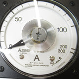 Japan (A)Unused,LS-80NAA 5A 0-100-300A 100/5A B　交流電圧計 三倍延長 ,Ammeter,MITSUBISHI