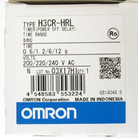 Japan (A)Unused,H3CR-HRL AC200V 0.05s-12s  ソリッドステート・タイマ,Timer,OMRON