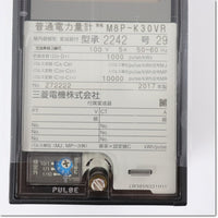 Japan (A)Unused,M8P-K30VR 1P3W AC100V 5A   電子式表面形電力量計 ,Electricity Meter,MITSUBISHI