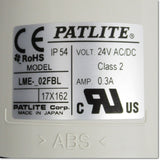 Japan (A)Unused,LME-402FBL-RBYC  φ60 LED中型積層信号灯 AC/DC24V ,Laminated Signal Lamp <Signal Tower>,PATLITE