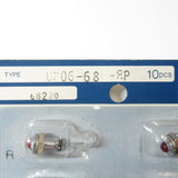 Japan (A)Unused,UP06-68-RP  LED式小形表示灯 フード形 7個セット ,Indicator <Lamp>,IDEC