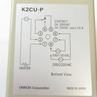 Japan (A)Unused,K2CU-P2A-A AC100/200V Japanese equipment,Heater Other Related Products,OMRON 