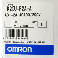 Japan (A)Unused,K2CU-P2A-A AC100/200V　ヒータ断線警報器 ,Heater Other Related Products,OMRON