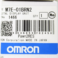 Japan (A)Unused,M7E-01BRN2 デジタル表示ユニット±1 文字高さ14mm ,Digital Panel Meters,OMRON