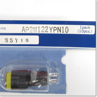 Japan (A)Unused,AP2M122Y  φ12 LED式小形表示灯 DC24V ,Indicator <Lamp>,IDEC